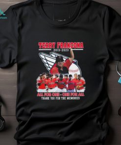 Terry Francona 2013 – 2023 All for One – One for all Thank You For The Memories Shirt