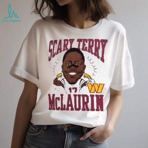 Terry McLaurin Washington Commanders Homage Caricature Player Tri Blend T Shirt