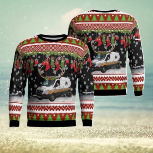 Texas Acadian Ambulance AOP Ugly Sweater Xmas Christmas Hoilday Gift