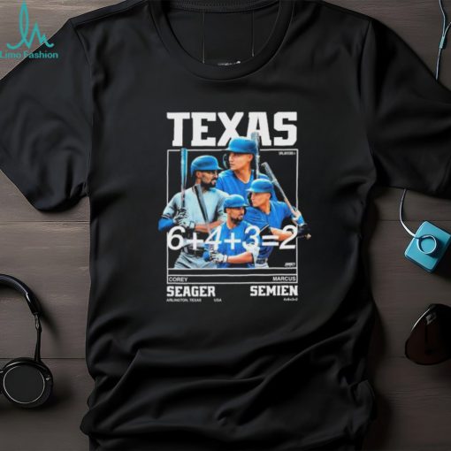 Texas Corey Seager and Marcus Semien Arlington Texas shirt