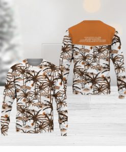 Texas Longhorns Champions Sports Hawaiian Coconut Patterns 2023 Ugly Christmas Sweater Men And Women Gift For Fans Holidays