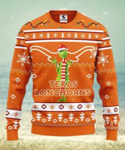 Texas Longhorns Funny Grinch Christmas Ugly Sweater Christmas Gift Ideas For Fans