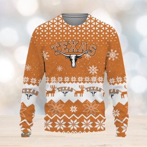 Texas Longhorns Sports Football American Knitted Christmas Sweater