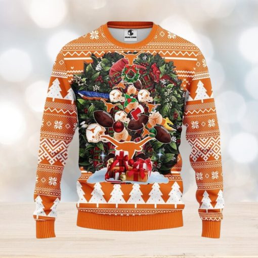 Texas Longhorns Tree Ugly Christmas Ugly Sweater Christmas Gift Ideas For Fans