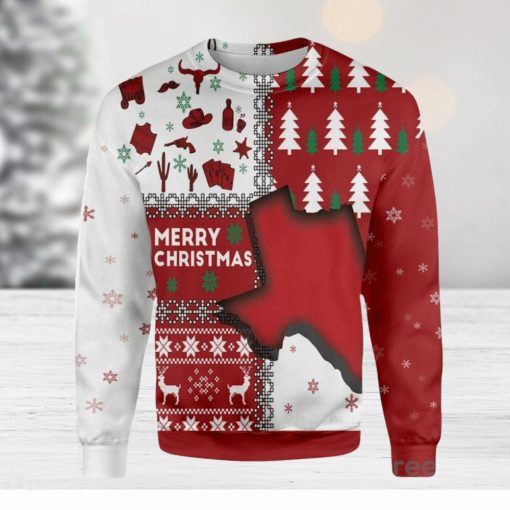 Texas Merry Christmas Ugly Sweater For Men Women