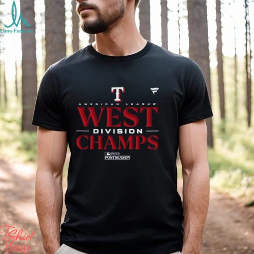 Texas Rangers 2023 AL West Division Champions Locker Room T Shirt