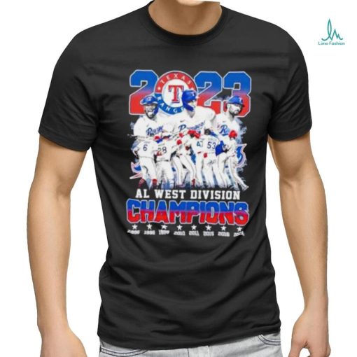 Texas Rangers AL West Division Champions 2023 shirt