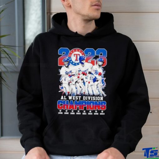 Texas Rangers AL West Division Champions 2023 shirt