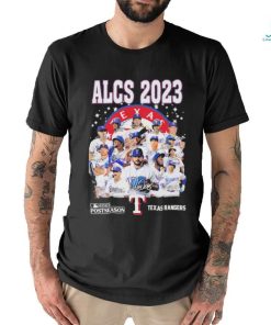 Texas Rangers ALCS 2023 Postseason Signatures shirt