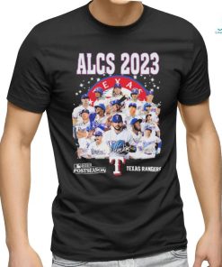 Texas Rangers ALCS 2023 Postseason Signatures shirt