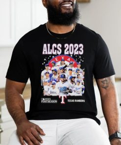 Texas Rangers ALCS 2023 Postseason Signatures shirt