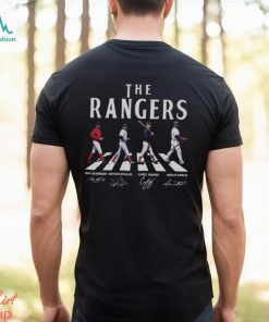 Texas Rangers Abbey Road Signatures 2023 Shirt