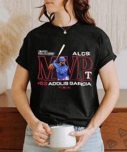 Texas Rangers Adolis Garcia Black 2023 American League Champions MVP T Shirt