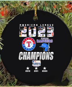 Texas Rangers American League Championship series 2023 ornament