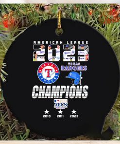 Texas Rangers American League Championship series 2023 ornament