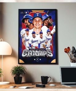 Texas Rangers Are Going To The World Series MLB American League Champs Home Decor Poster Canvas