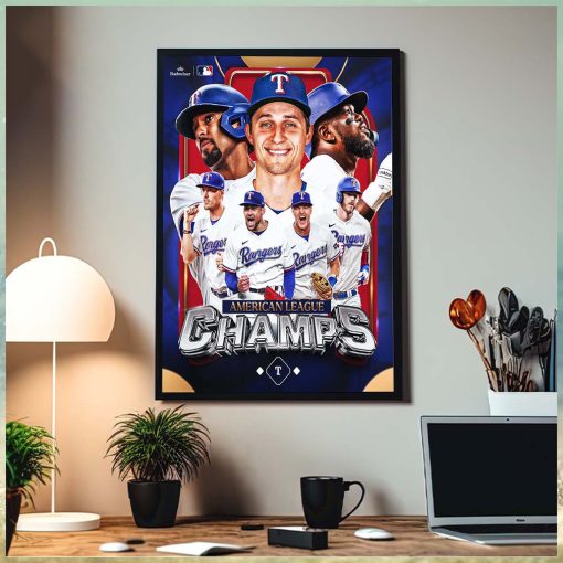 Texas Rangers Are Going To The World Series MLB American League Champs Home Decor Poster Canvas