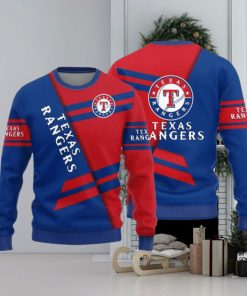 Texas Rangers Basic Pattern New Style Knitted Sweater