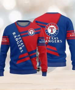 Texas Rangers Basic Pattern New Style Knitted Sweater