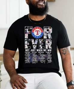 Philadelphia Phillies Forever Not Just When We Win Take October Signatures  Shirt - Limotees