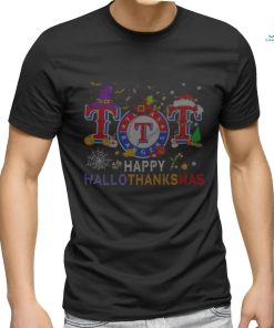 Texas Rangers Happy HalloThanksMas shirt