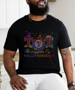 Texas Rangers Happy HalloThanksMas shirt