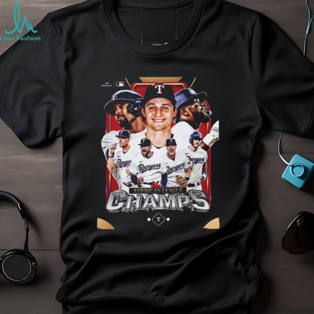 Texas Rangers MLB American League Champs Going To The World Series Unisex T Shirt Texas Rangers MLB American League Champs Going To The World Series Unisex T Shirt