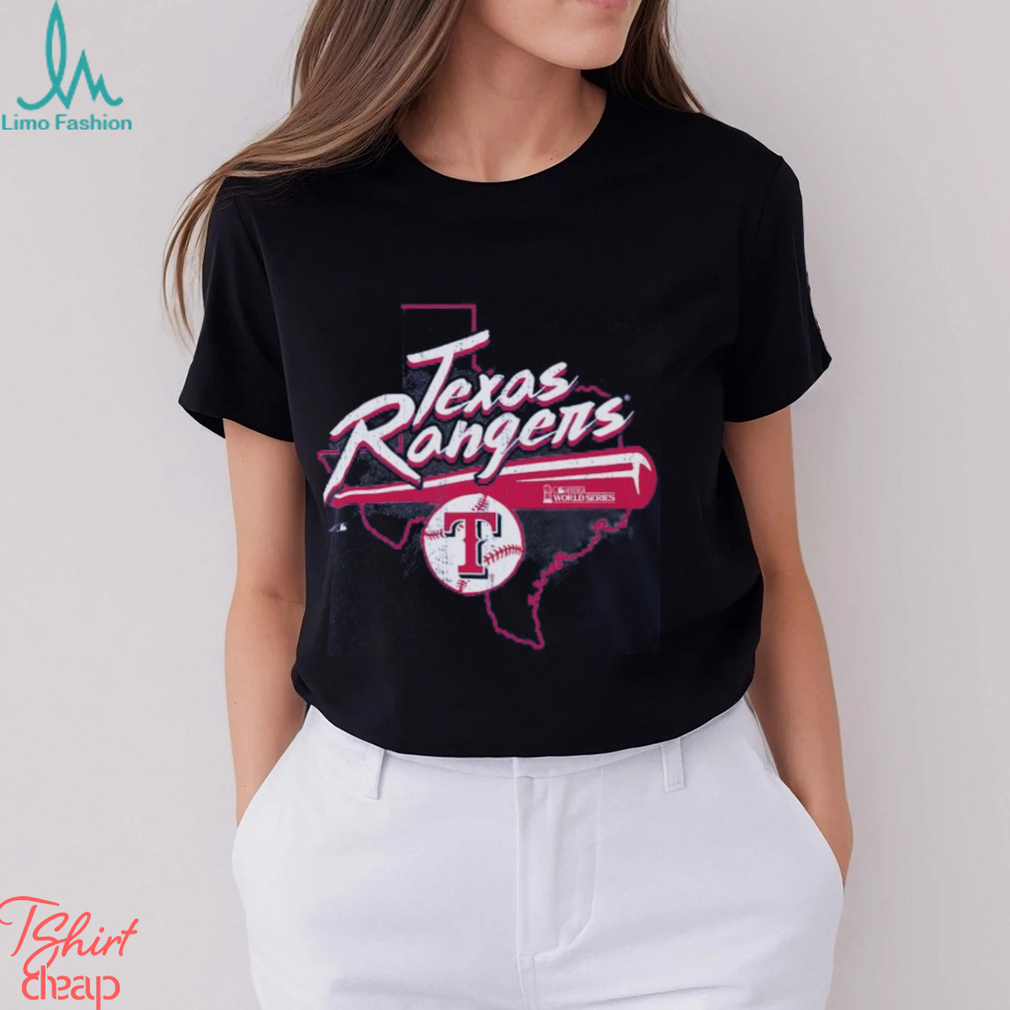 Texas Rangers Majestic Threads Women's 2023 World Series T Shirt - Limotees