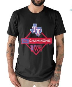 Texas Rangers Nike 2023 American League Champions Diamond Icon T Shirt