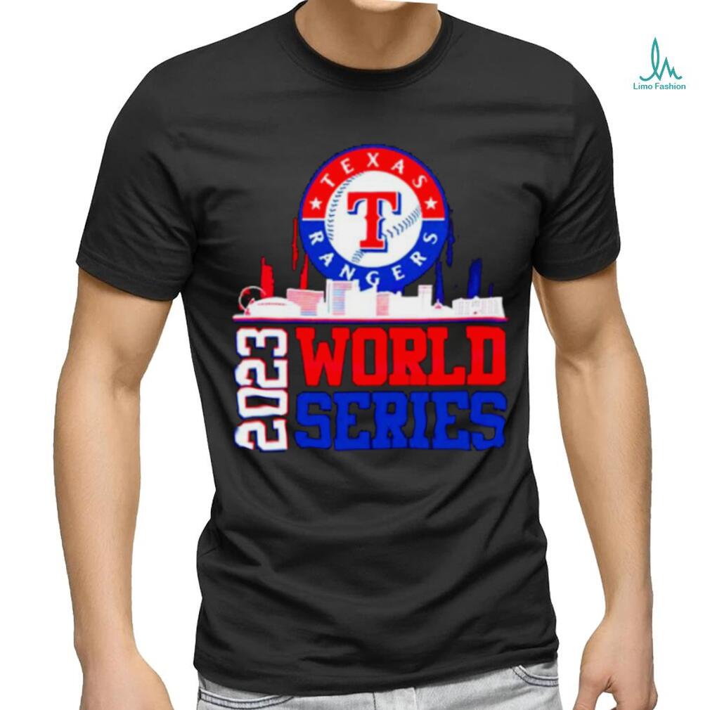 Texas Rangers World Series 2023 Champions skyline shirt Texas Rangers World Series 2023 Champions skyline shirt