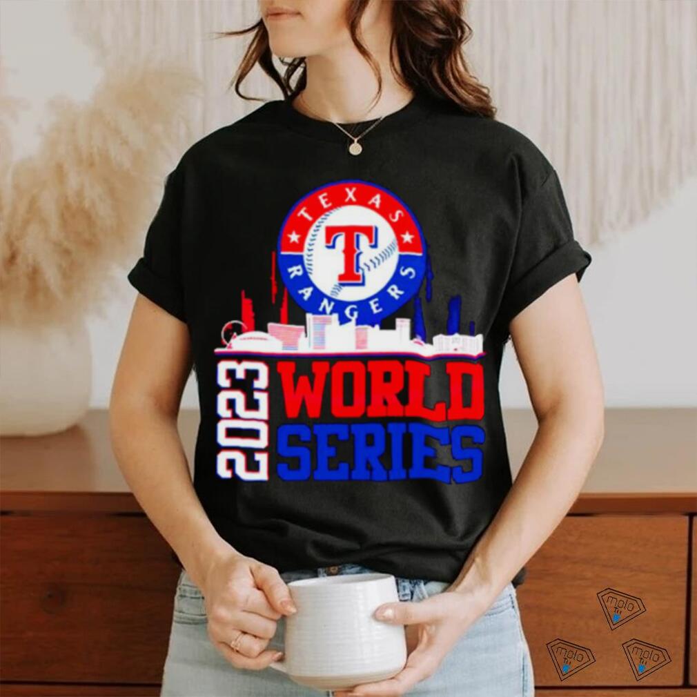 Texas Rangers World Series 2023 Champions skyline shirt Texas Rangers World Series 2023 Champions skyline shirt