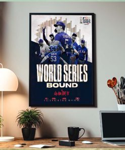 Texas Rangers World Series Bound Go And Take It Home Decor Poster Canvas