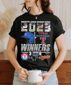 Texas Rangers vs Baltimore Orioles 2023 ALDS 3 0 Shirt