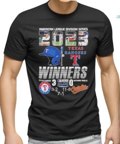 Texas Rangers vs Baltimore Orioles 2023 ALDS 3 0 Shirt