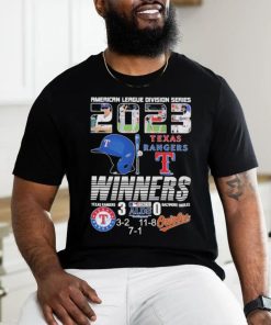 Texas Rangers vs Baltimore Orioles 2023 ALDS 3 0 Shirt