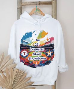Texas Rangers vs Houston Astros The 23′ Lonestar ALCS Showdown Shirt, hoodie, sweater, long sleeve and tank top Texas Rangers vs Houston Astros The 23′ Lonestar ALCS Showdown Shirt