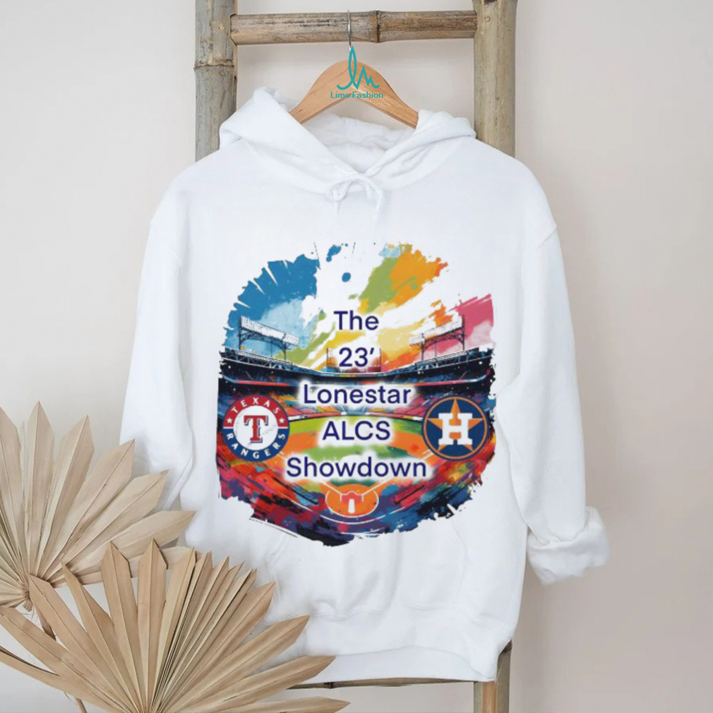 Texas Rangers vs Houston Astros The 23′ Lonestar ALCS Showdown Shirt Texas Rangers vs Houston Astros The 23′ Lonestar ALCS Showdown Shirt