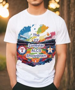 Texas Rangers vs Houston Astros The 23′ Lonestar ALCS Showdown Shirt, hoodie, sweater, long sleeve and tank top Texas Rangers vs Houston Astros The 23′ Lonestar ALCS Showdown Shirt