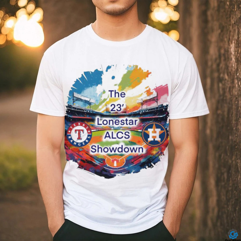 Texas Rangers vs Houston Astros The 23′ Lonestar ALCS Showdown Shirt Texas Rangers vs Houston Astros The 23′ Lonestar ALCS Showdown Shirt