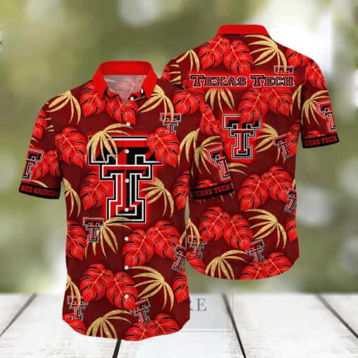 Texas Tech Red Raiders NCAA Hawaiian Shirt Warm Breezes Aloha Shirts