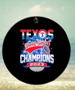 Texas World Series Champions 2023 trophy ornament