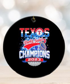 Texas World Series Champions 2023 trophy ornament