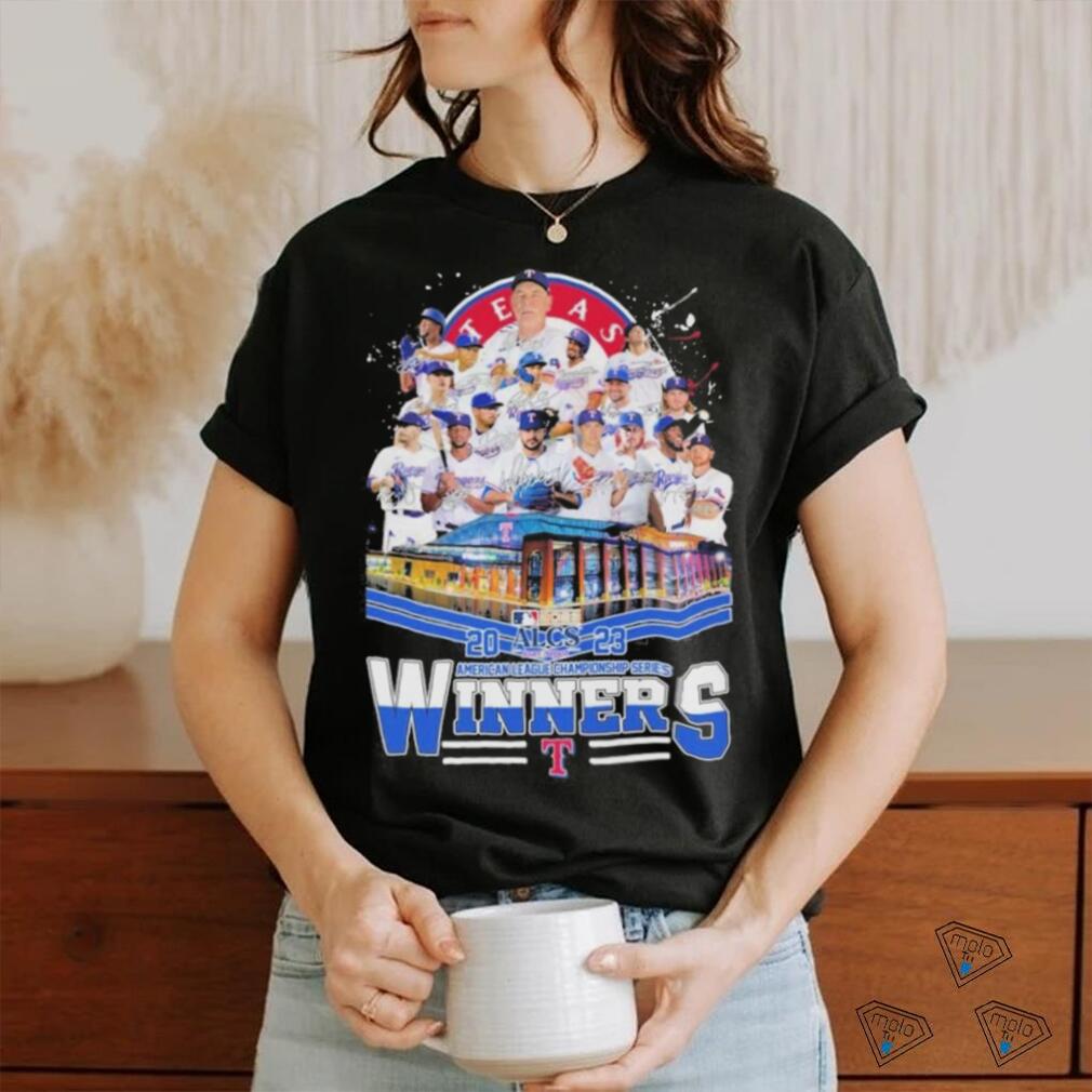 Texas rangers alcs 2023 american league championship series winners team player signature shirt Texas rangers alcs 2023 american league championship series winners team player signature shirt