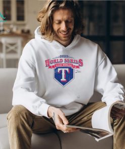 Texas rangers majestic threads 2023 world series confetti soft shirt