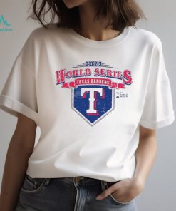 Texas rangers majestic threads 2023 world series confetti soft shirt