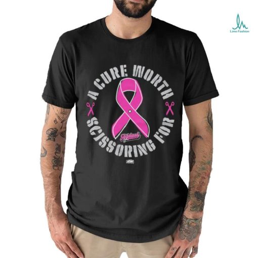 The Acclaimed A Cure Worth Scissoring For 100 Royalties Donated To The Breast Cancer Research Foundation Shirt
