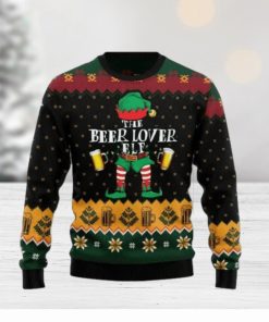 The Beer Lover Elf Ugly Christmas Sweater