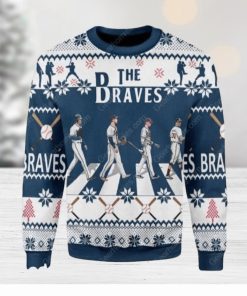 The Braves Walking Abbey Road Knitted 3D Sweater For Christmas