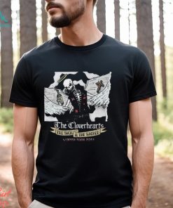 The Cloverhearts Winter EU Germany Tour 2023 Frankfurt Merch, The Cloverhearts Sick And Scared Skeleton Winter Tour T Shirt