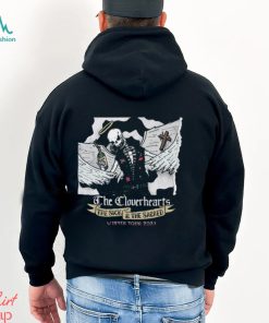 The Cloverhearts Winter EU Germany Tour 2023 Frankfurt Merch, The Cloverhearts Sick And Scared Skeleton Winter Tour T Shirt